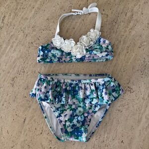 Janie & Jack floral‎ bikini 18/24 months A1